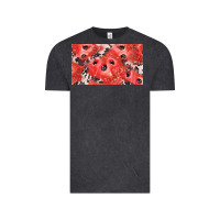 Vintage Black watermelon strawberry cowhide cup Vintage Tee - BarkalooDesign