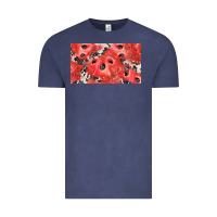 Vintage Denim watermelon strawberry cowhide cup Vintage Tee - BarkalooDesign