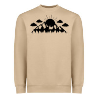 Mushroom View Heavyweight Sweatshirt - Unal Design