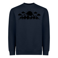 Navy View Heavyweight Sweatshirt - Unal Design