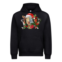 Black Joy Christmas Goat Urban Hoodie - LillyAllenDesigns