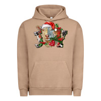 Pigment Burro Joy Christmas Goat Urban Hoodie - LillyAllenDesigns