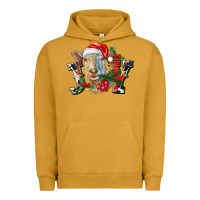 Pigment Peanut Butter Joy Christmas Goat Urban Hoodie - LillyAllenDesigns