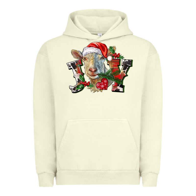 Joy Christmas Goat Urban Hoodie by LillyAllenDesigns | Teevron
