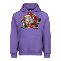 Tulip Joy Christmas Goat Urban Hoodie - LillyAllenDesigns