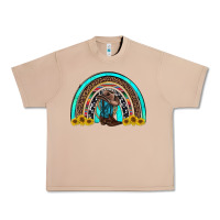 Burro western cowboy boots sunflowers rainbow Urban Heavy Tee - RanaPortraitStore