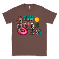 Chestnut Tan Tipsy Classic Tee - CowhideDigitalArt
