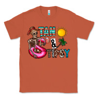 Copper Tan Tipsy Classic Tee - CowhideDigitalArt