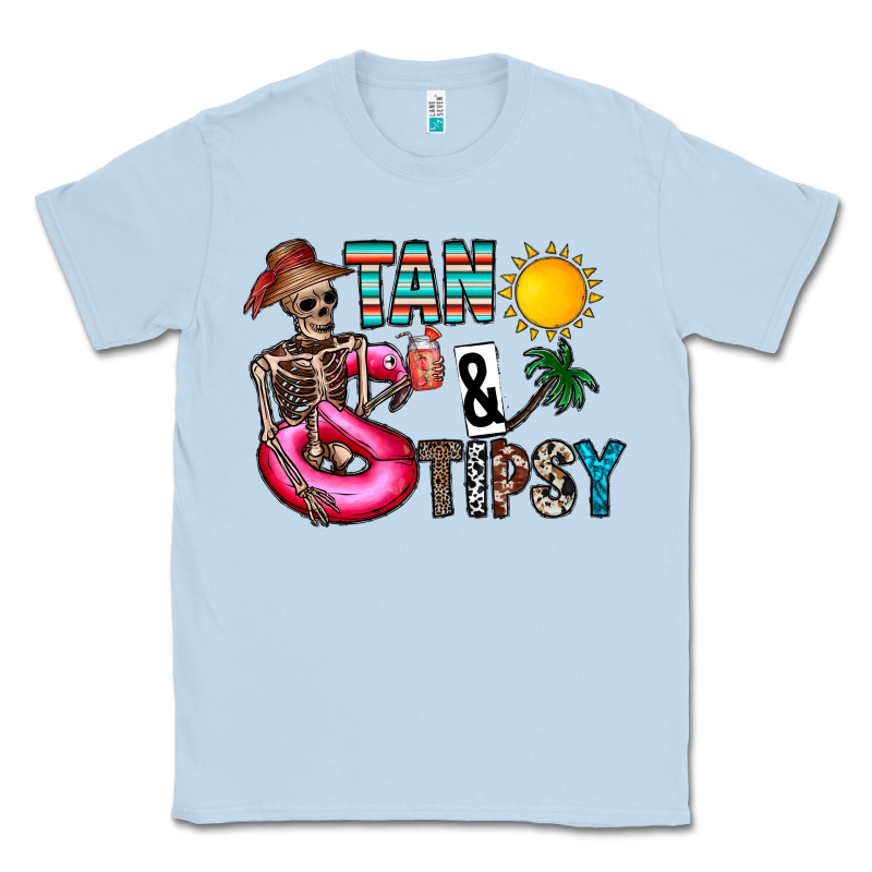 Tan Tipsy Classic Tee by CowhideDigitalArt | Teevron