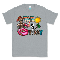 Heather Grey Tan Tipsy Classic Tee - CowhideDigitalArt