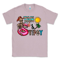 Lilac Tan Tipsy Classic Tee - CowhideDigitalArt