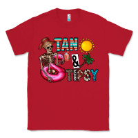 Red Tan Tipsy Classic Tee - CowhideDigitalArt