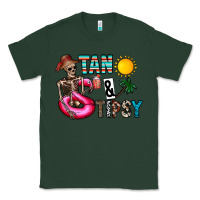 Sports Green Tan Tipsy Classic Tee - CowhideDigitalArt