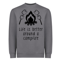Storm life is better around a campfire Heavyweight Sweatshirt - Unal Design