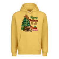 Antique Gold merry christmas y'all Premium Hoodie - MaliasSmallBusiness