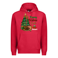 Cardinal merry christmas y'all Premium Hoodie - MaliasSmallBusiness
