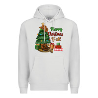 Dove Grey merry christmas y'all Premium Hoodie - MaliasSmallBusiness