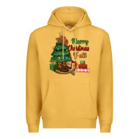Mustard merry christmas y'all Premium Hoodie - MaliasSmallBusiness