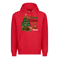 Red merry christmas y'all Premium Hoodie - MaliasSmallBusiness