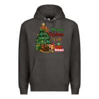 Smoke merry christmas y'all Premium Hoodie - MaliasSmallBusiness
