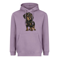 Lavender dachshund Heavyweight Hoodie - BarkalooDesign