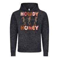 Vintage Black howdy honey Vintage Hoodie - MaliasSmallBusiness