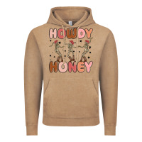 Vintage Coffee howdy honey Vintage Hoodie - MaliasSmallBusiness