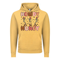 Vintage Mustard howdy honey Vintage Hoodie - MaliasSmallBusiness