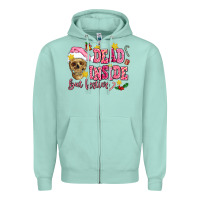 Seafoam dead inside but festive Zipper Hoodie - AdoDesignShop