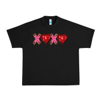 Black valentine's day xoxo heart balloon Urban Heavy Tee - RanaPortraitStore