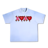 Grape Ice valentine's day xoxo heart balloon Urban Heavy Tee - RanaPortraitStore
