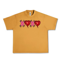 Peanut Butter valentine's day xoxo heart balloon Urban Heavy Tee - RanaPortraitStore