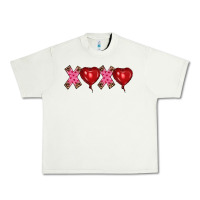 Pistachio valentine's day xoxo heart balloon Urban Heavy Tee - RanaPortraitStore