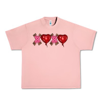 Salmon valentine's day xoxo heart balloon Urban Heavy Tee - RanaPortraitStore