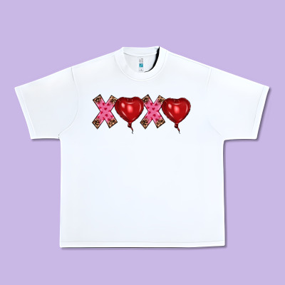 Valentine's Day Xoxo Heart Balloon Urban Heavy Tee Designed By Ranaportraitstore