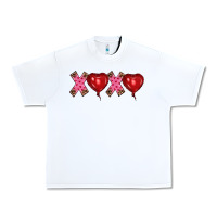 White valentine's day xoxo heart balloon Urban Heavy Tee - RanaPortraitStore
