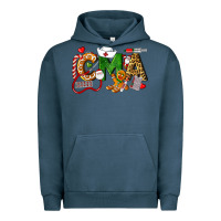 Pigment Midnight Navy christmas cma certified medical assistant Urban Hoodie - LillyAllenDesigns