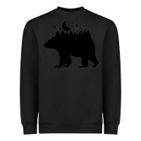 Black bear Heavyweight Sweatshirt - Unal Design