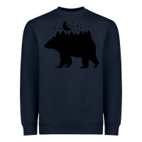 Navy bear Heavyweight Sweatshirt - Unal Design