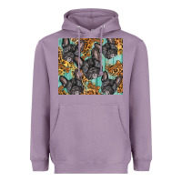 Lavender french bulldog Heavyweight Hoodie - BarkalooDesign