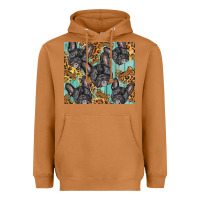 Meerkat french bulldog Heavyweight Hoodie - BarkalooDesign