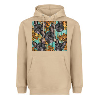 Mushroom french bulldog Heavyweight Hoodie - BarkalooDesign