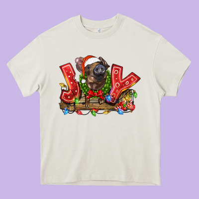 Joy Pig Heavy Core Tee Designed By Lillyallendesigns