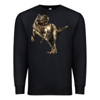 Black Tyrannosaurus T rex Premium Sweatshirt - LillyAllenDesigns