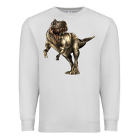 Dove Grey Tyrannosaurus T rex Premium Sweatshirt - LillyAllenDesigns