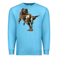 Ocean Blue Tyrannosaurus T rex Premium Sweatshirt - LillyAllenDesigns