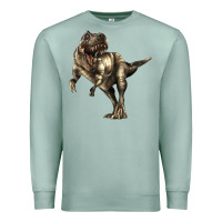 Seafoam Tyrannosaurus T rex Premium Sweatshirt - LillyAllenDesigns