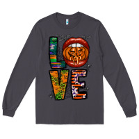 Smoke Love Halloween Lips Long Sleeve Tee - CowhideDigitalArt