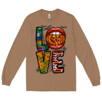 Toasted Coconut Love Halloween Lips Long Sleeve Tee - CowhideDigitalArt