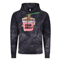 Cloud Black instant good vibes noodles Vintage Hoodie - MaliasSmallBusiness